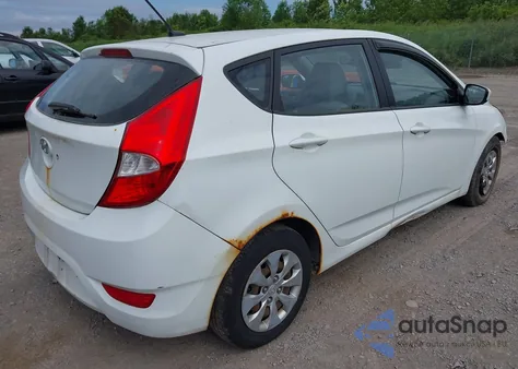 2016 Hyundai Accent Se z USA, uszkodzony, nr VIN KMHCT5AE4GU247127